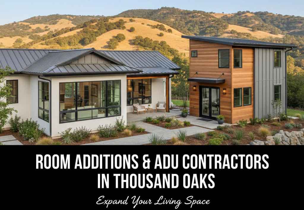 Thousand Oaks room addition showing seamless integration with existing home